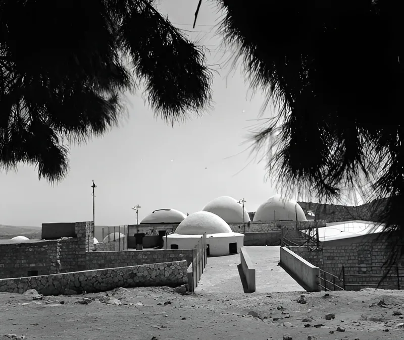 Rashbi burial complex, Meron — historical photograph, October 1970
