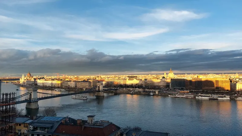 Hungarian Parliament and the Danube, Budapest