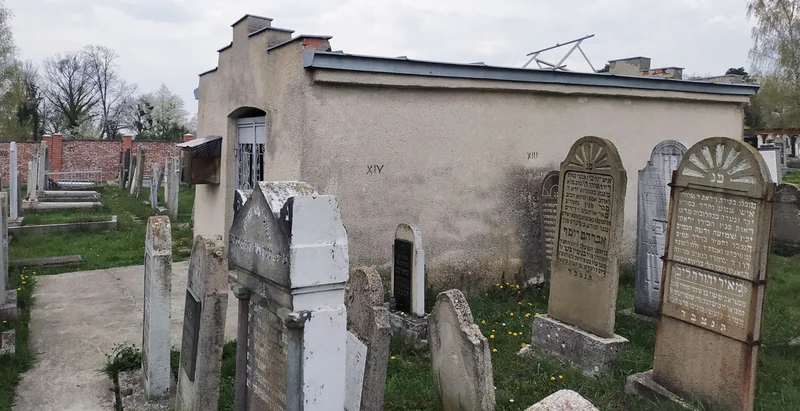 Ohel in Mukachevo New Jewish Cemetery