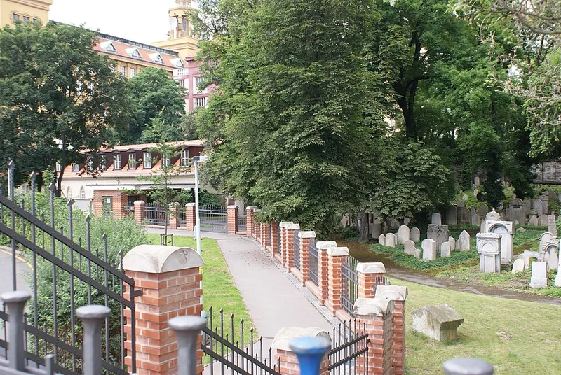 Old Jewish Cemetery in Žižkov, Fibichova Street — cemetery overview