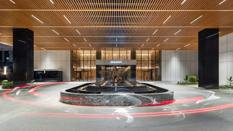 Entrance to JW Marriott Hotel Nairobi in Westlands