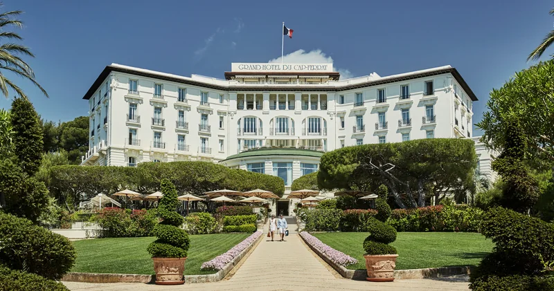 Grand-Hôtel du Cap-Ferrat, A Four Seasons Hotel, facade and formal gardens