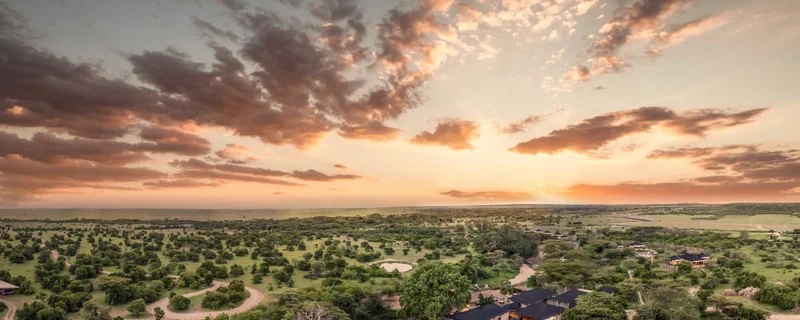 Landscape and lodge setting at JW Marriott Masai Mara