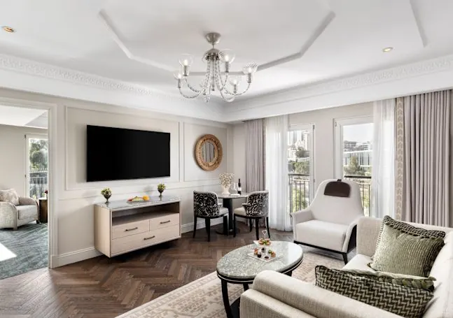Living Room in a Suite