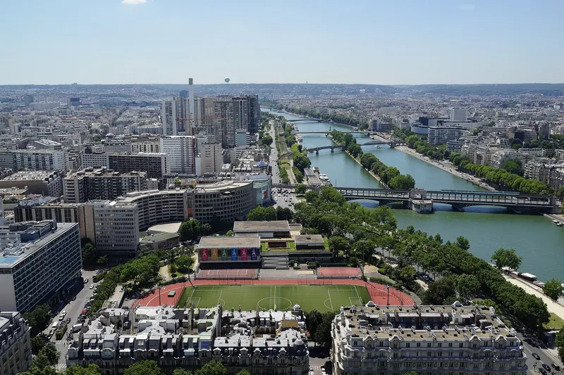 Paris view from Eiffel Tower 1
