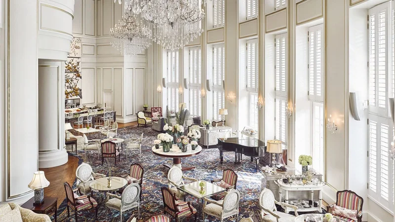 Park Lounge interior at Park Hyatt Saigon in Ho Chi Minh City; hotel illustration, not a kosher dining venue