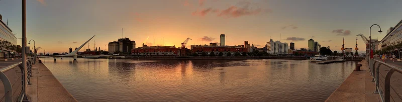 Puerto Madero waterfront at sunset, Buenos Aires