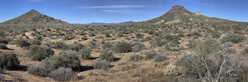 Sonoran Desert panorama near Scottsdale, Arizona
