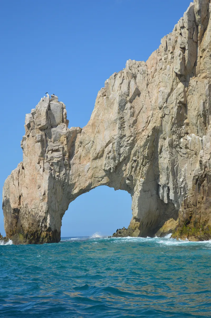 The arch formation at the Land's End peninsula in Cabo San Lucas, Baja California Sur